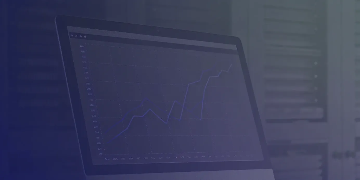 Prometheus metrics displayed on a laptop screen.
